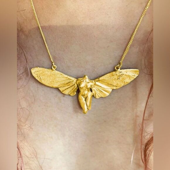 Anthropologie Jewelry - Angel necklace N1176